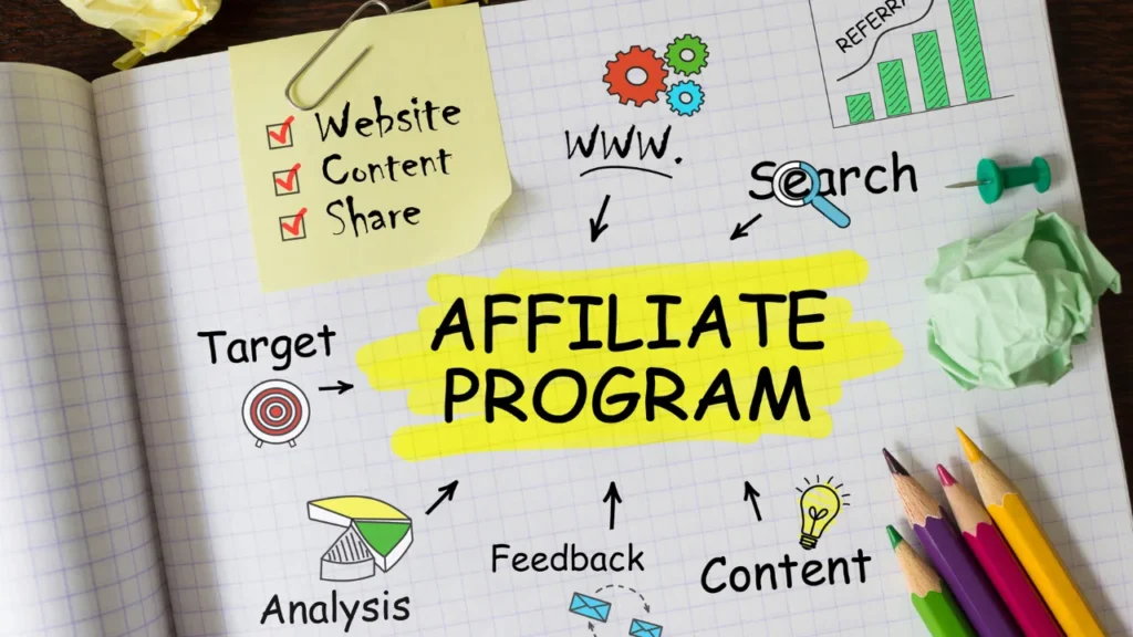 What affiliate marketing strategies do marketers use to promote their partners?
