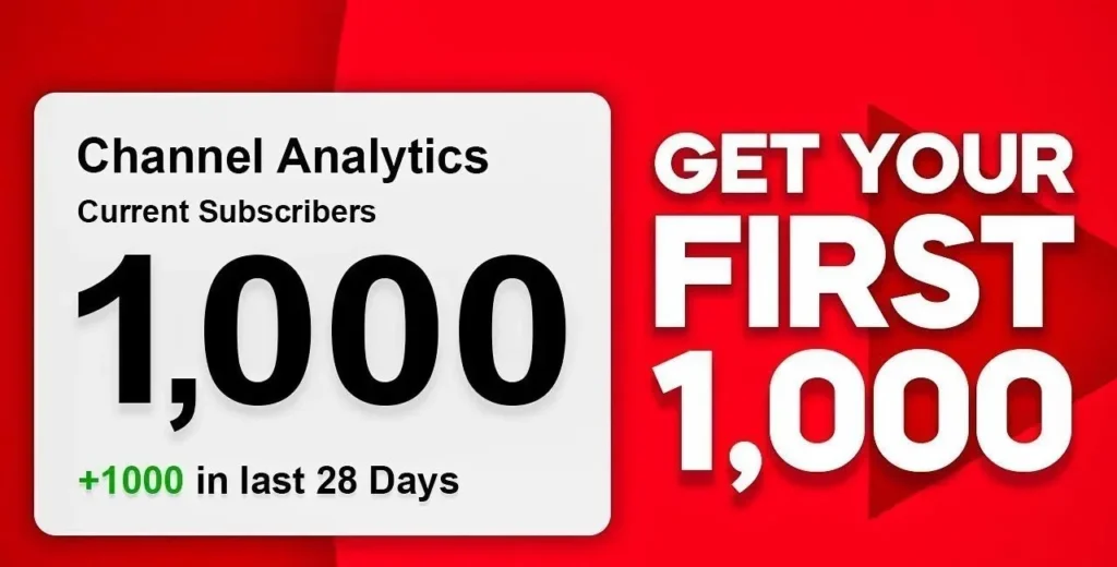 How to Get 1000 Subscribers on YouTube for Free?