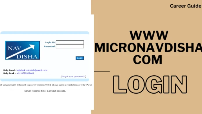 www.micronavdisha.com login